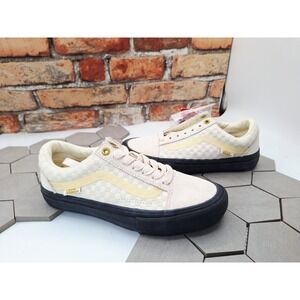 Vans Old Skool Pro Lizzie Armanto Antique Boys Girls Sz 4 New 4Y Cream Nuetral